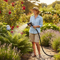 HydroMax - 30 m ausziehbarer Gartenschlauch mit 8 vielseitigen Sprühmuster