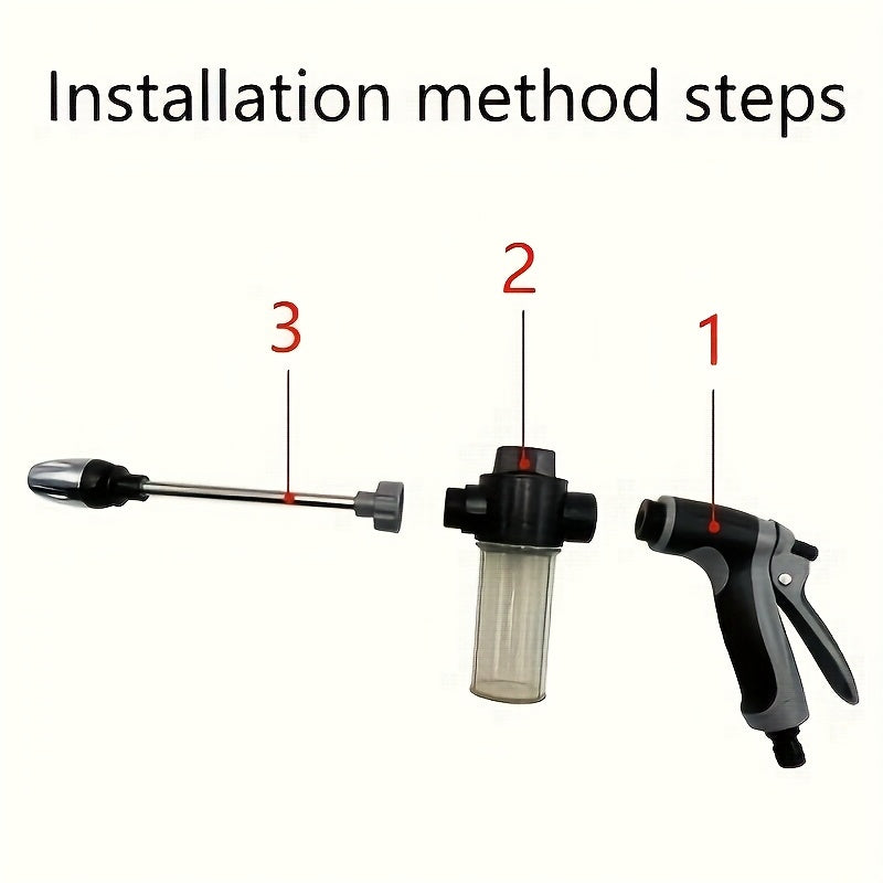 HydroShot - High-Pressure Spray Gun with Ergonomic Handle for Garden & Car Cleaning 6