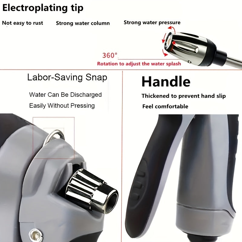 HydroShot - High-Pressure Spray Gun with Ergonomic Handle for Garden & Car Cleaning 7