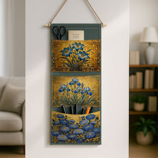 IRISPOUCH - Vintage Floral Hanging Organizer for Stylish Storage 0