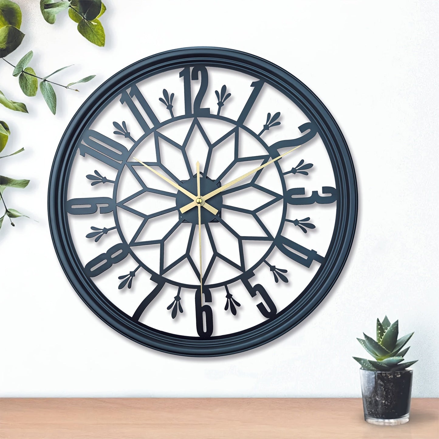 IRONVINTAGE CLOCK – Silent Statement Wall Accent 0