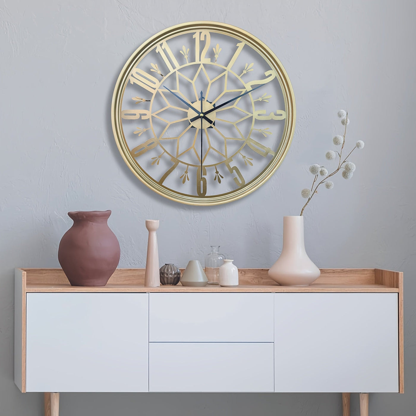 IRONVINTAGE CLOCK – Silent Statement Wall Accent 1