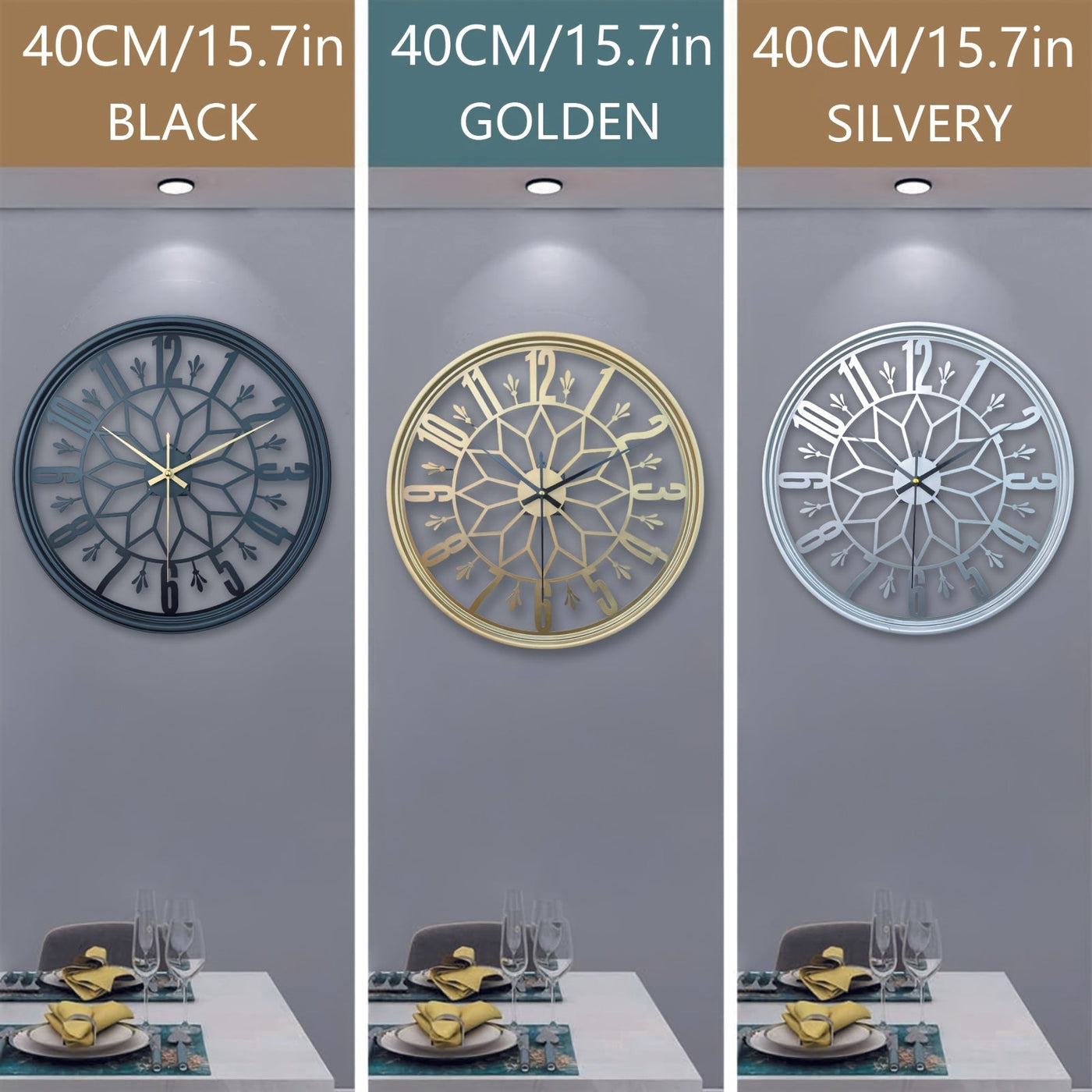 IRONVINTAGE CLOCK – Silent Statement Wall Accent 3