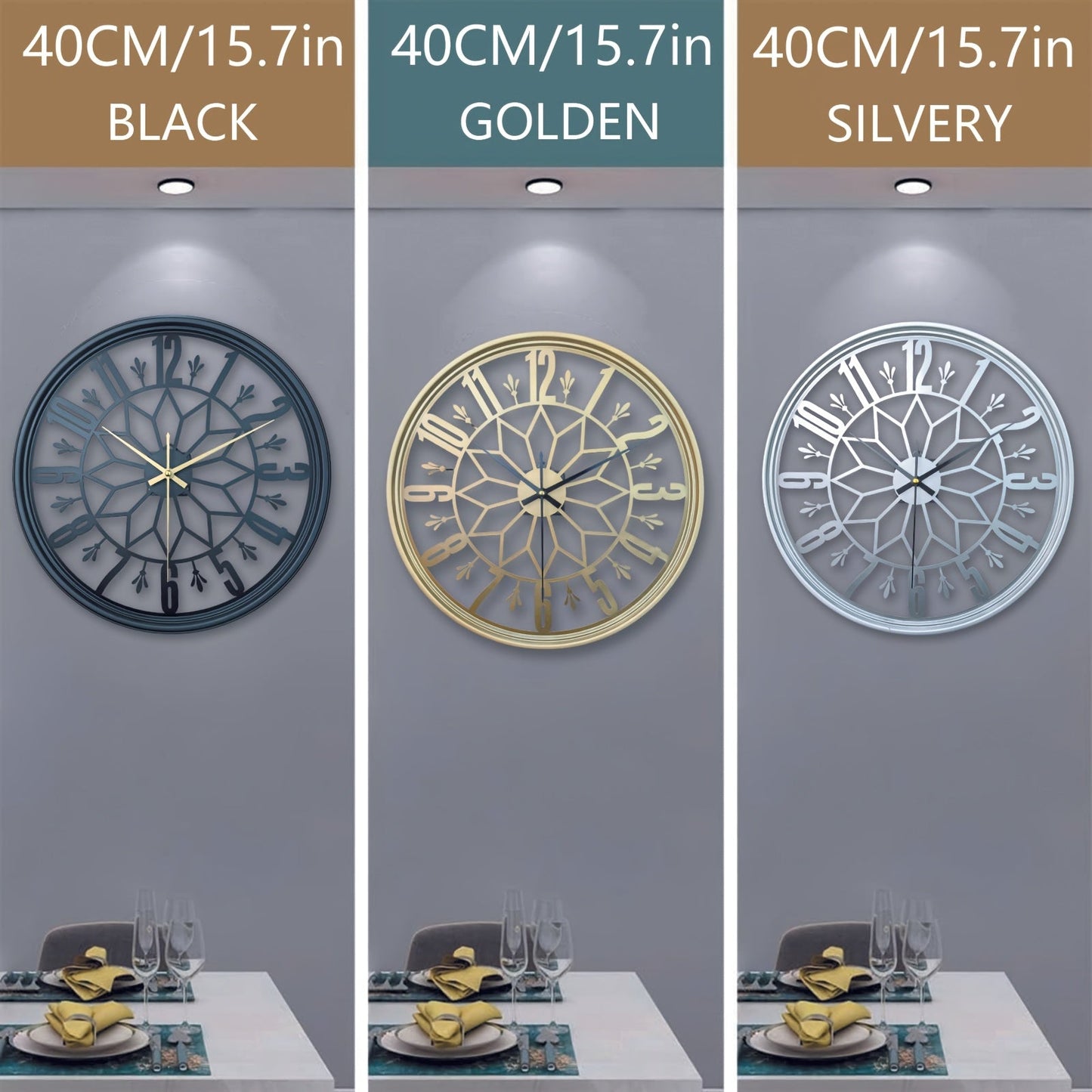 IRONVINTAGE CLOCK – Silent Statement Wall Accent 3