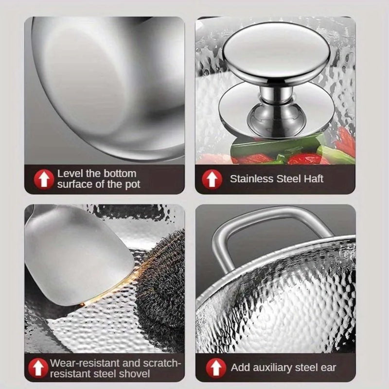 IRONWAVE – Premium Titanium Wok with Curved Base for Induction Cooking 6