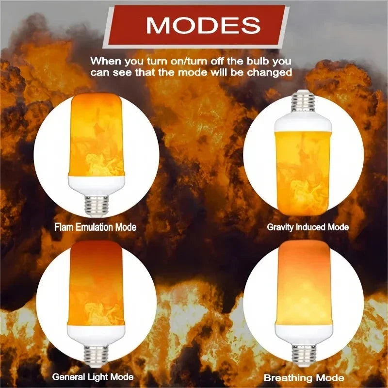 IgniteBlaze - LED Firelight Bulb for Cozy Atmosphere & Versatile Decor 2