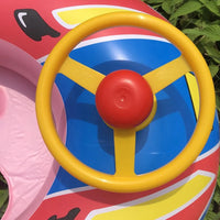 Inflatable Baby Steering Wheel Pool Float - Safe Fun Water Toy for Infants 3