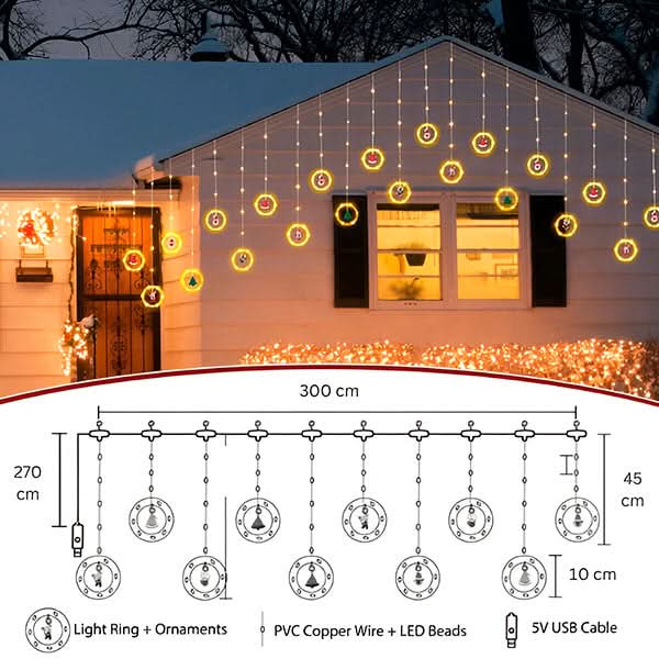 MERRYAURA – LED Christmas Lights for Warm Seasonal Decor