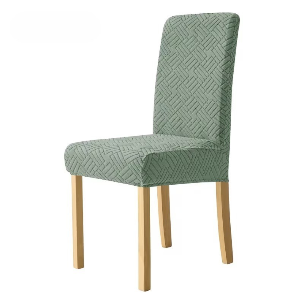 Jacquard Elastic Dining Chair Covers - Stylish Protection for Dining Room Furniture 10