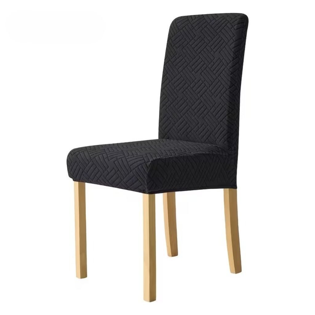 Jacquard Elastic Dining Chair Covers - Stylish Protection for Dining Room Furniture 12