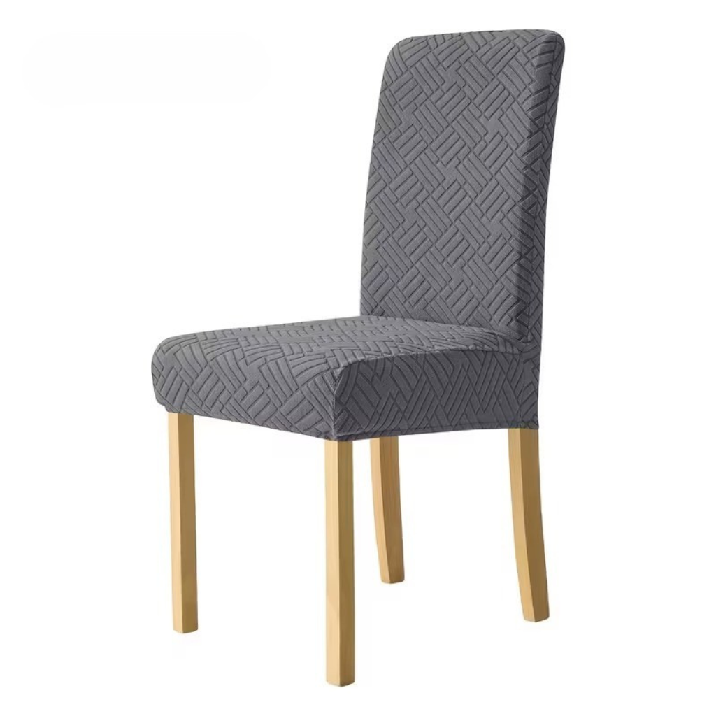 Jacquard Elastic Dining Chair Covers - Stylish Protection for Dining Room Furniture 9