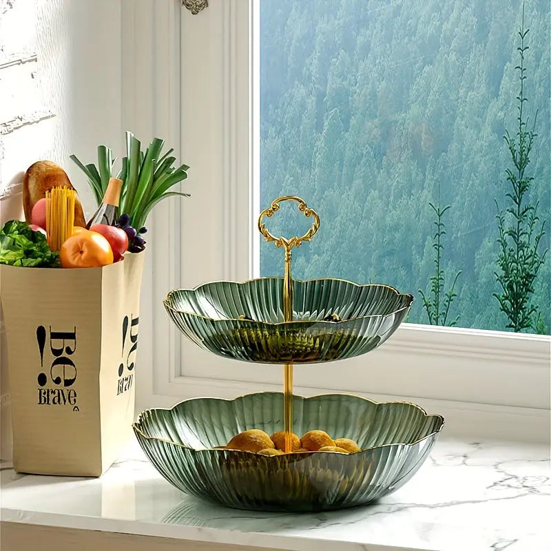 KITCHENTIER - Modern 3-Tier Fruit Rack for Stylish Kitchen Storage 0
