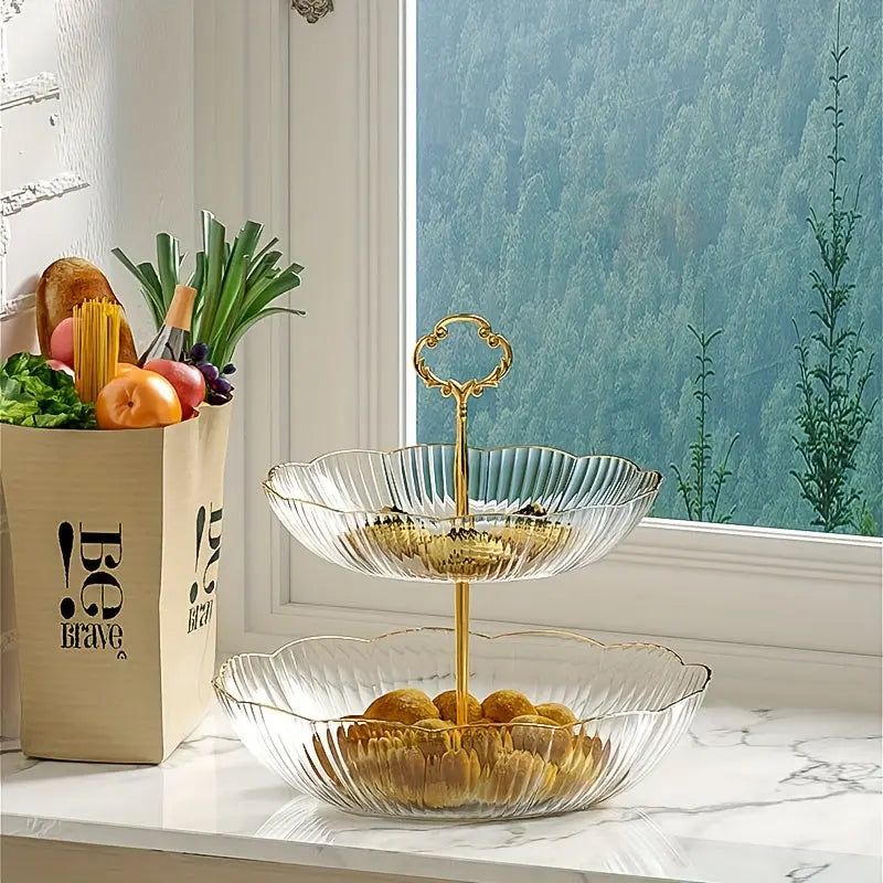 KITCHENTIER - Modern 3-Tier Fruit Rack for Stylish Kitchen Storage 5