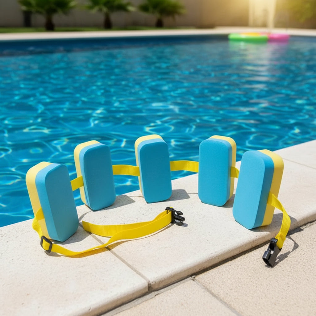 Kids Swim Float Belt - Lightweight EVA Foam Safety Trainer for Beginners 0