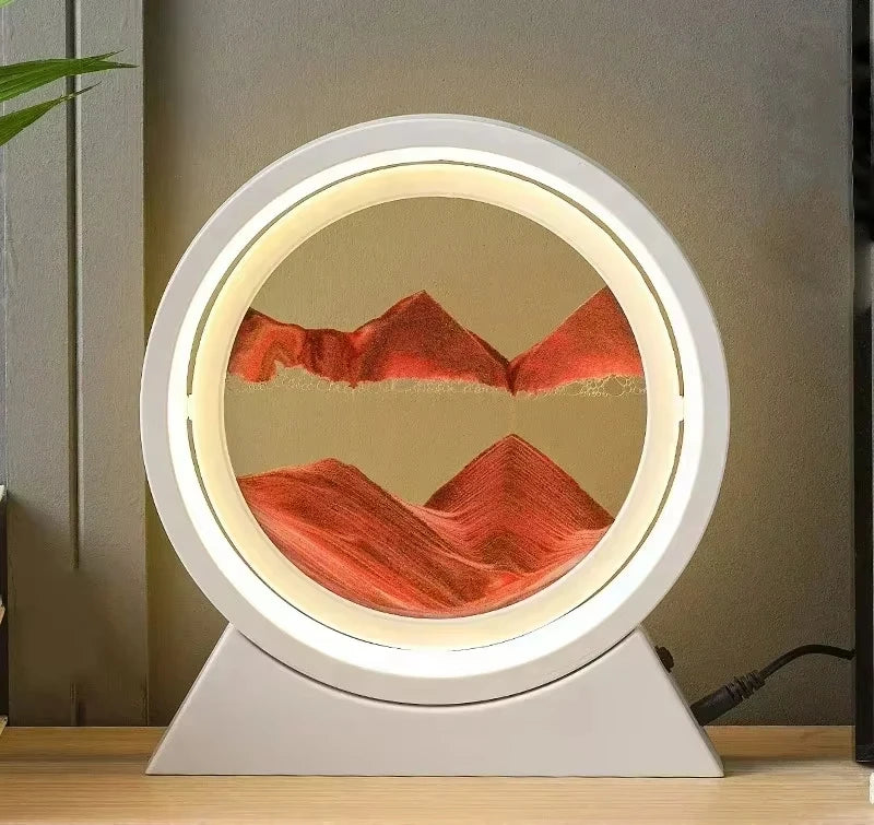 Kinetic Sand Art Table Lamp - Unique Bedside Lamp for Relaxation & Decor 6
