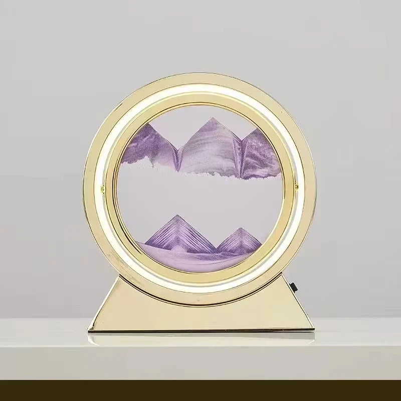 Kinetic Sand Art Table Lamp - Unique Bedside Lamp for Relaxation & Decor 8