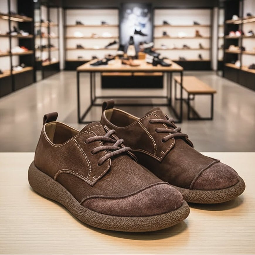 LEATHERON - Orthopedic Genuine Cowhide Leather Shoes for All-Day Comfort 1