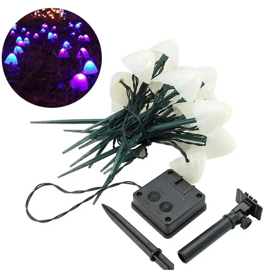FORESTSPARK – Mushroom String Lights for Enchanting Outdoor Ambience