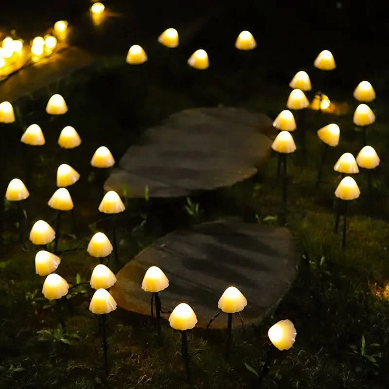 FORESTSPARK – Mushroom String Lights for Enchanting Outdoor Ambience