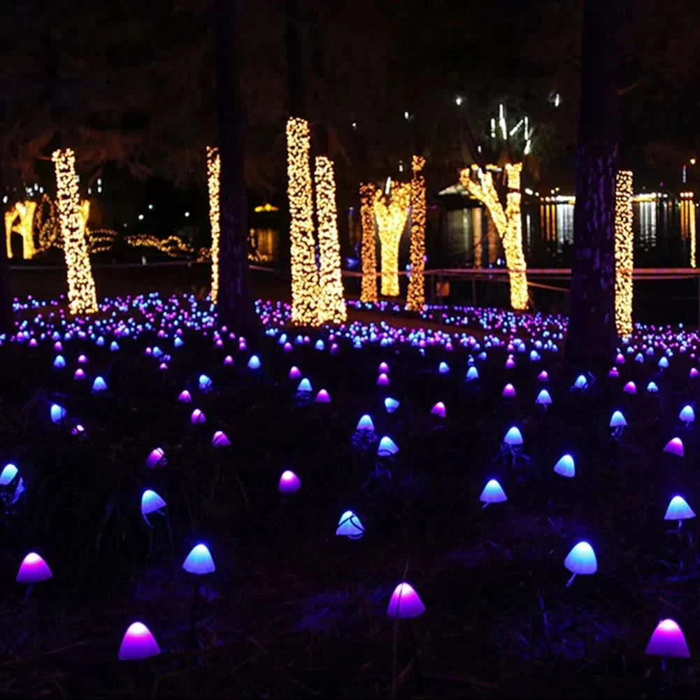 FORESTSPARK – Mushroom String Lights for Enchanting Outdoor Ambience