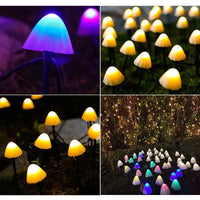 FORESTSPARK – Mushroom String Lights for Enchanting Outdoor Ambience