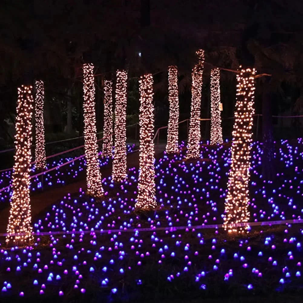FORESTSPARK – Mushroom String Lights for Enchanting Outdoor Ambience