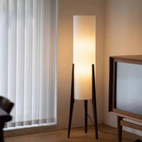 LIGNELIGHT - Scandinavian Walnut Floor Lamp with Dimmable LED Lighting 2