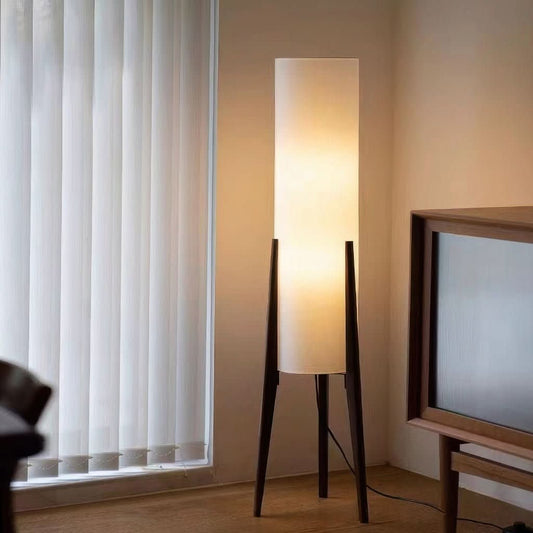 LIGNELIGHT - Scandinavian Walnut Floor Lamp with Dimmable LED Lighting 2