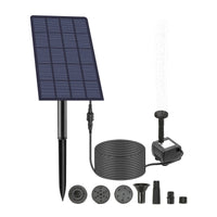 LUMISOAR - 6-in-1 Solar Fountain with 4 Nozzles for Garden & Pond 1