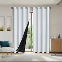 LUXEDRAPE - 100% Blackout Curtains with Coated Lining for Total Comfort 4