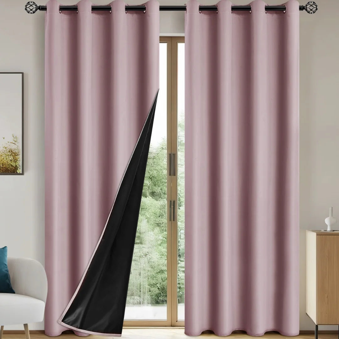LUXEDRAPE - 100% Blackout Curtains with Coated Lining for Total Comfort 8