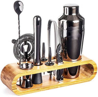 LUXMIX BARSET - 10-piece stainless steel cocktail set for stylish drinks 10