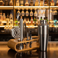 LUXMIX BARSET - 10-piece stainless steel cocktail set for stylish drinks 3