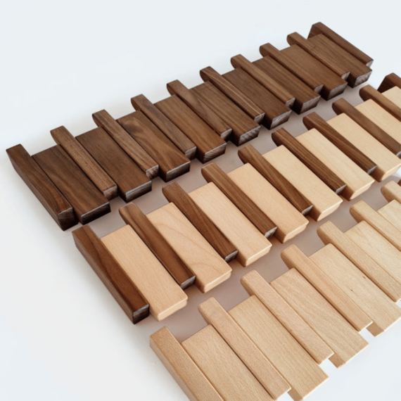 Luxora - Handmade Wooden Coat Rack with Magnetic Hooks 7