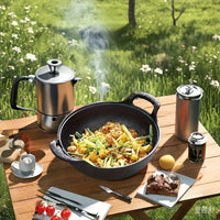 MINIFORGE - Compact Pre-Seasoned Cast Iron Skillet for Outdoor Cooking 2