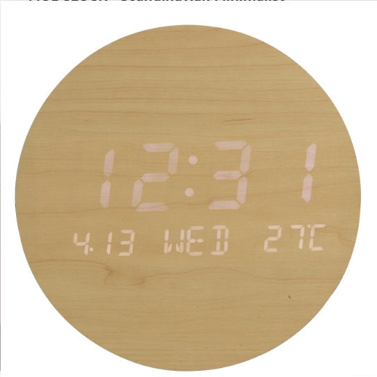 MODCLOCK - Scandinavian Minimalist Digital Wall Clock Stylish & Modern 0
