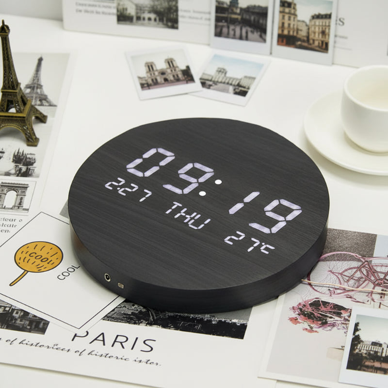 MODCLOCK - Scandinavian Minimalist Digital Wall Clock Stylish & Modern 1