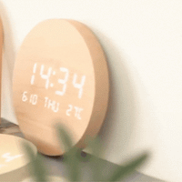 MODCLOCK - Scandinavian Minimalist Digital Wall Clock Stylish & Modern 2