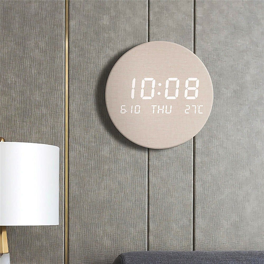 MODCLOCK - Scandinavian Minimalist Digital Wall Clock Stylish & Modern 4