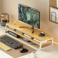MODERNLIFT - Ergonomic Wooden Monitor Stand with Integrated Storage 1
