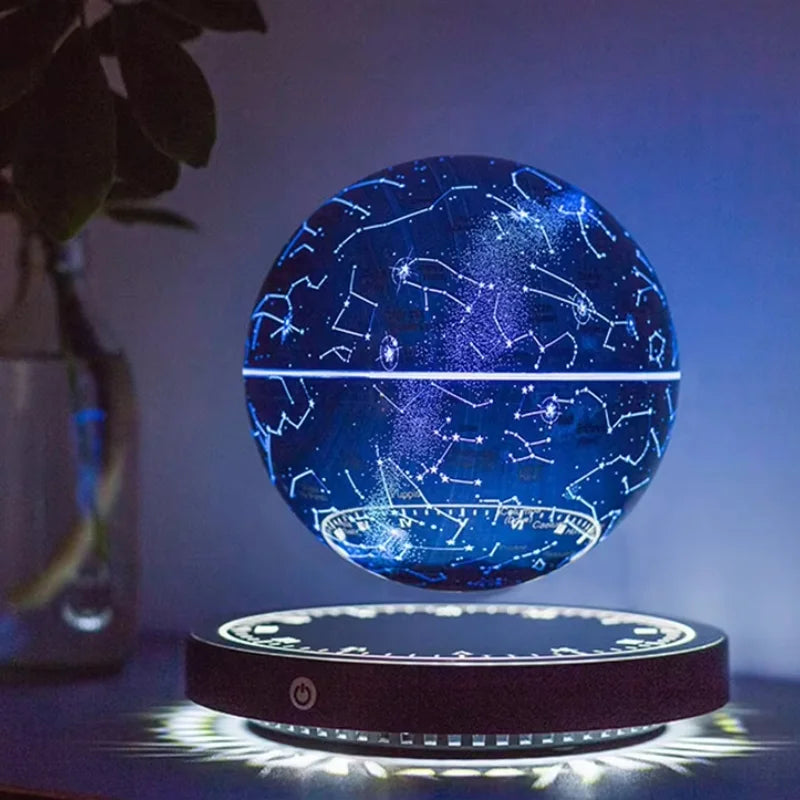 Magnetic Levitation Globe Lamp - LED Floating Globe Light Fixture with Rotating Design 1