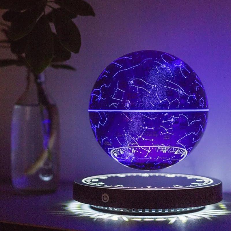 Magnetic Levitation Globe Lamp - LED Floating Globe Light Fixture with Rotating Design 6