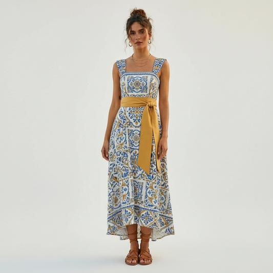 Calanthe | Women’s Structured Bodice Summer Dress