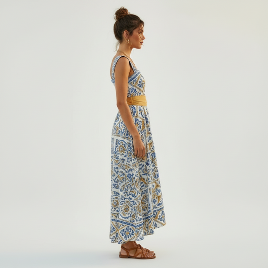 Calanthe | Women’s Structured Bodice Summer Dress