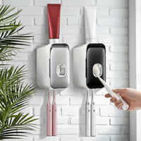 PRESSIQ – Manual Toothpaste Dispenser for Organized Bathroom Use