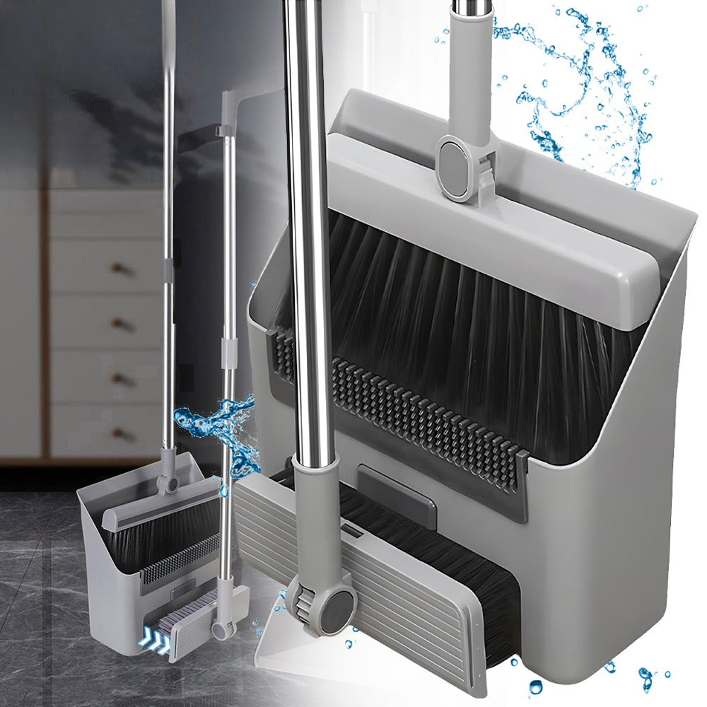 SWEEPVEX – Long Handle Broom, Dustpan & Brush Cleaning Set