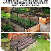 GROWSAFE - Cubierta protectora de malla para invernadero diseñada para proteger plantas naturalmente al aire libre.