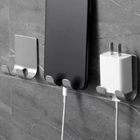 RAZORIX – Punch-Free Razor Holder with Space Aluminum Design for Organized Bathroom Storage