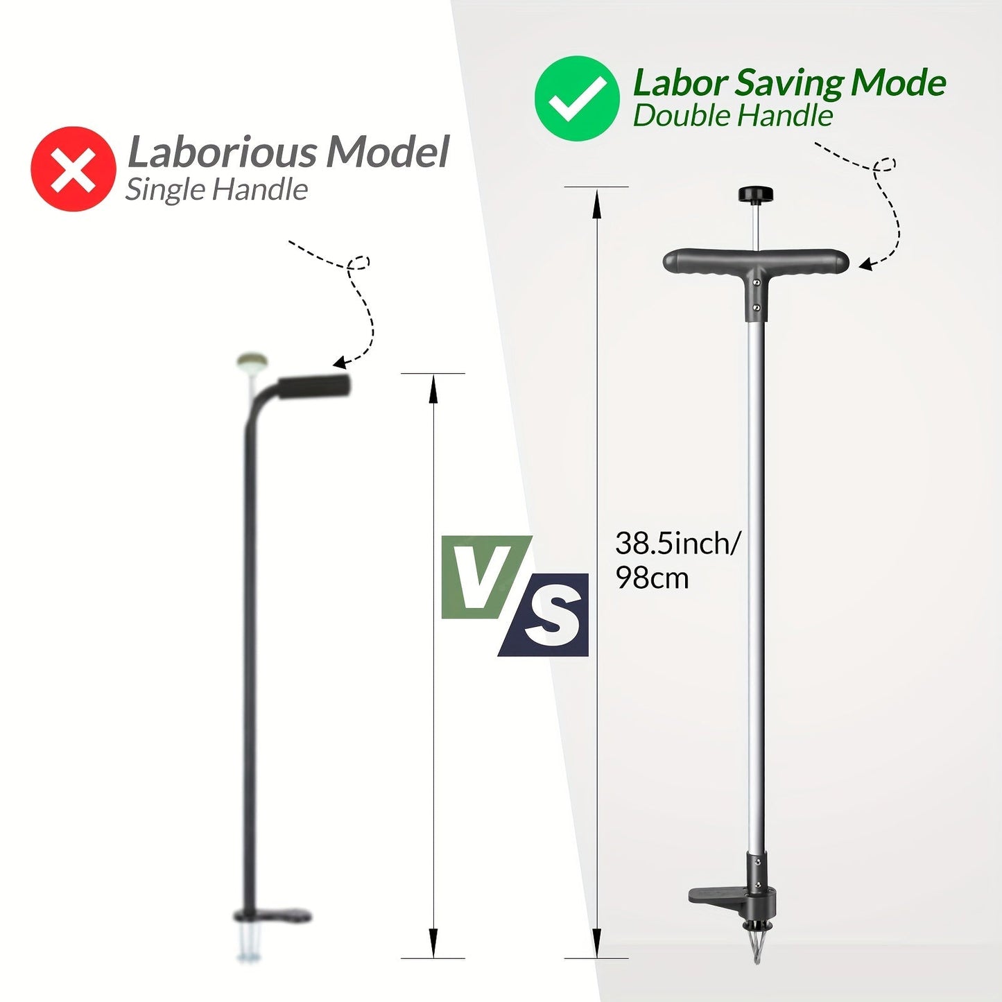 ROOTLIFT - Stand-up weed puller designed for easier and cleaner garden maintenance.