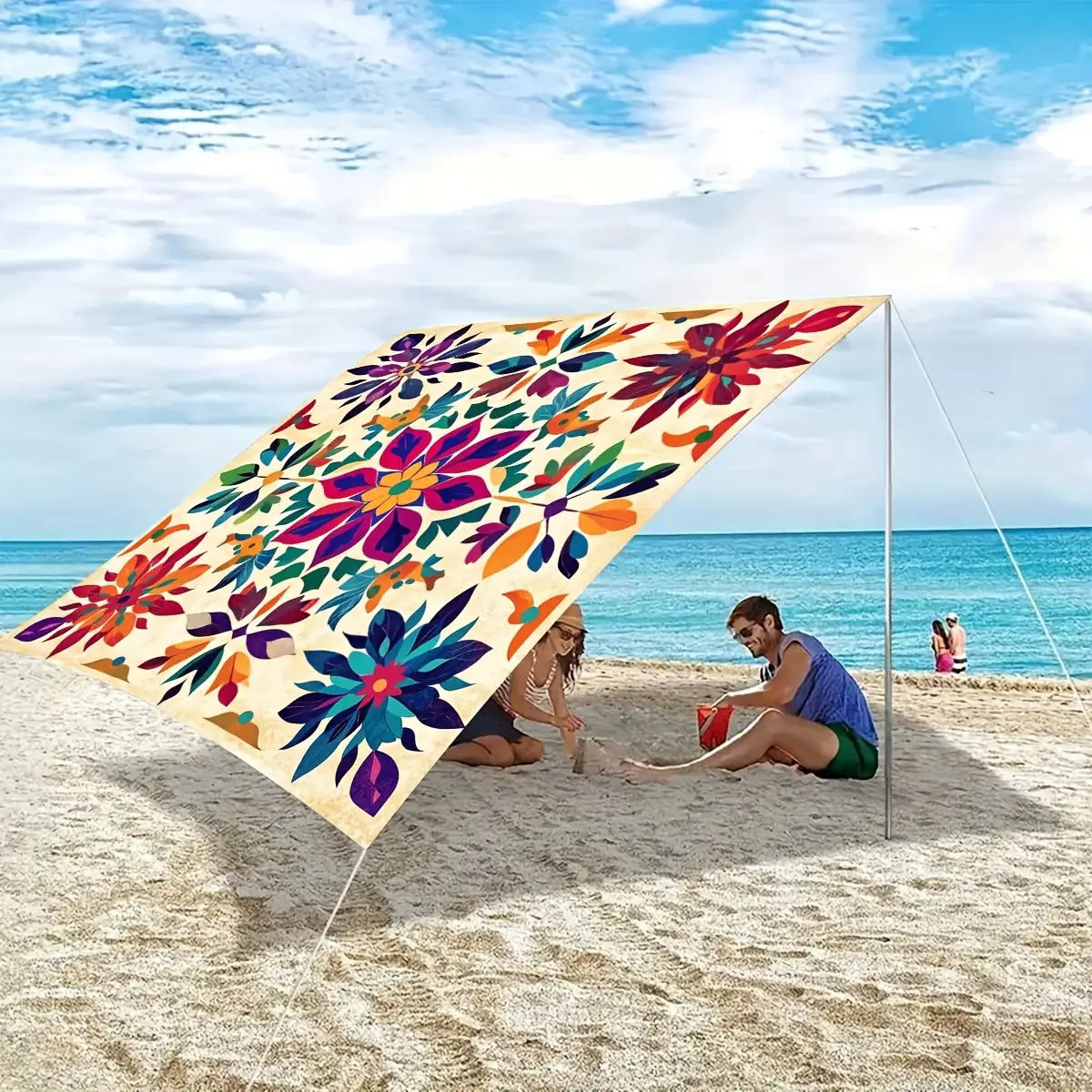 SOLARA - Stylish outdoor canopy designed for comfortable shaded relaxation anywhere.